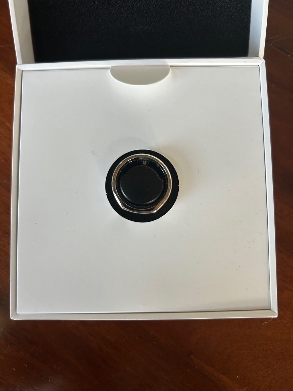Oura Ring Gen3 Heritage Silver, Sz 8